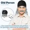 4E's Novelty Old Man Costume Kit for Kids & Adults, Includes Hat with Wig, Glasses, Stick-on Mustache & Eyebrows - 100th Day of School Costume for Boys